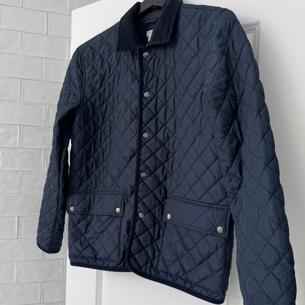 J.Crew - Crewcuts - Boys Quilted Navy Jacket